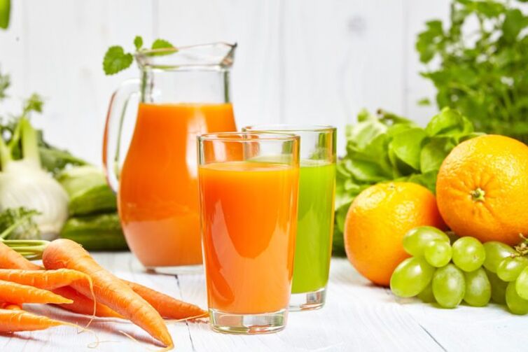 Natural juices are effective helpers in the fight against chronic prostatitis