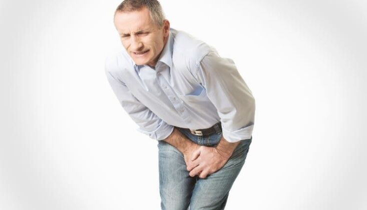 Groin pain with prostatitis